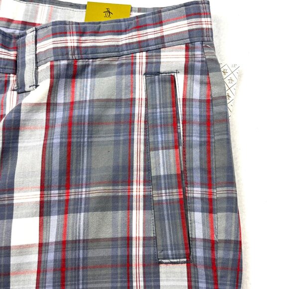 Men's Original Penguin Wittfield Heritage Fit Plaid Shorts Size 38 - NWT - Picture 4 of 11